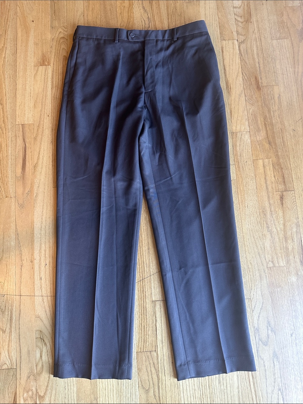 Perry Ellis Men's Dark Brown Dress Pants